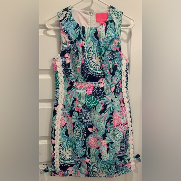 Lilly Pulitzer Mila Stretch Shift Dress - Picture 4 of 11